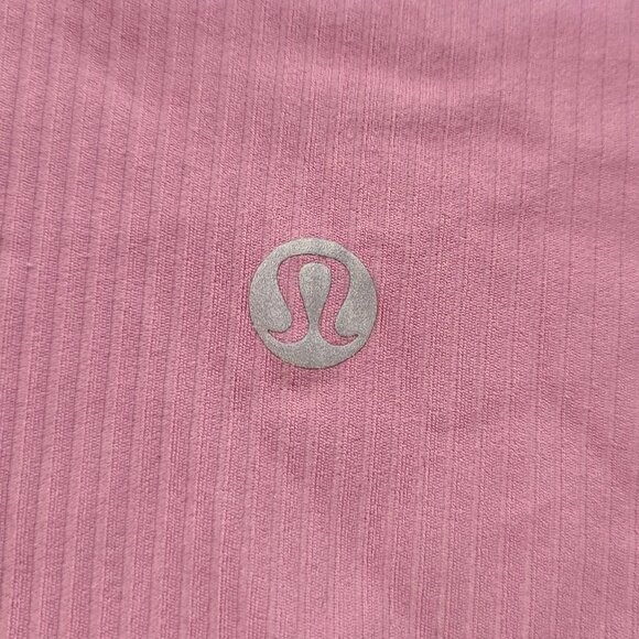 Lululemon Align Ribbed High-Rise Leggings Pant 28" Womens Sz 8 Pink Active - Picture 8 of 11
